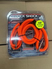 Bungee Mooring Rope 40" Dock Shock Absorber, 2 Pack, for Pontoon, Kayak, Jet Ski
