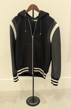 Givenchy Men s Black Varsity Leather Jacket Size 54