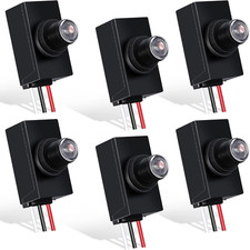 6 Packs Dusk to Dawn Sensor for Outdoor Lighting 100-277V Photoelectric Switch P