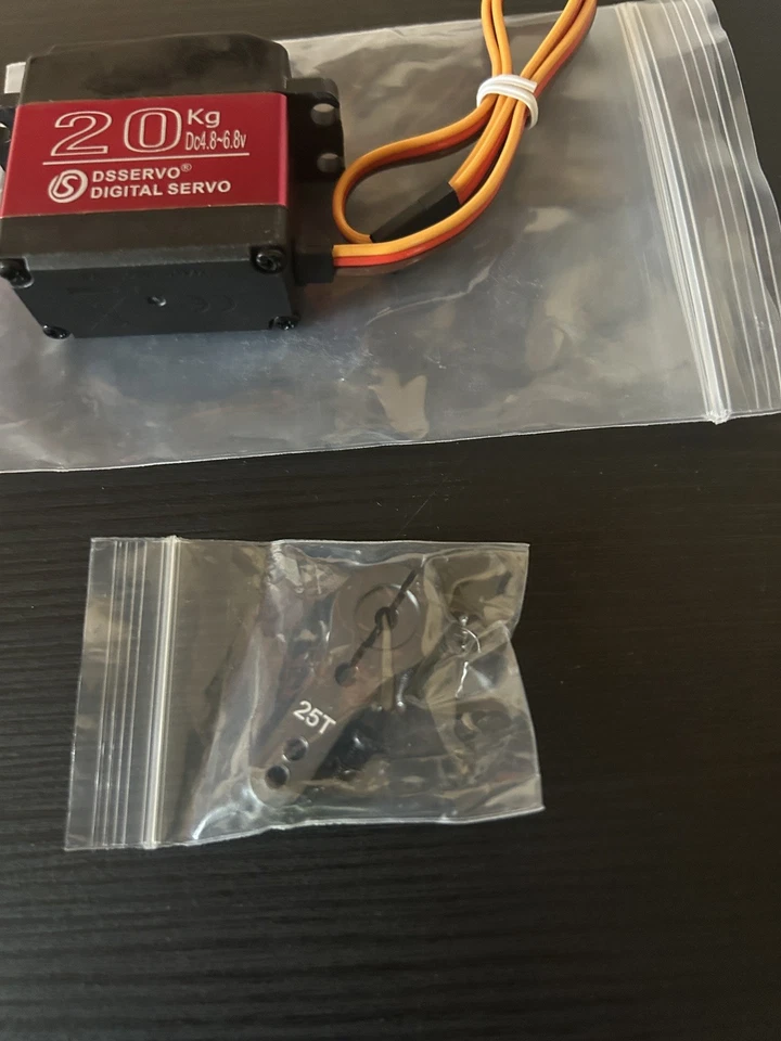 DS3218 20KG Servo High Torque Metal Gear für 1/8 1/10 1/12 RC Car Crawler Buggy - Bild 3 von 3