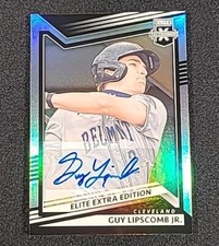 Guy Lipscomb Jr 2022 Panini Elite Extra Edition AUTO Card #151 