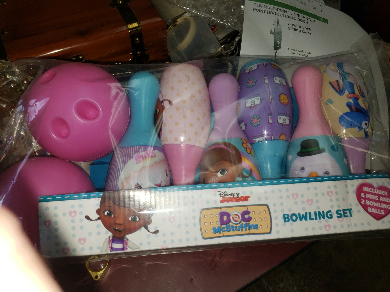 doc mcstuffins bowling set