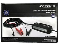 Ctek Batterie LadegeräT MXS10EC 12V 10A Inkl. SchutzhüLle / Bumper 4M Kabel