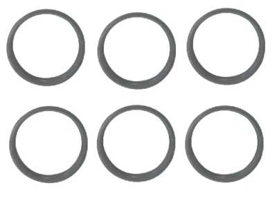 AFTERMARKET QTY6 -Concrete Clamp 3" HD Rubber V-Style Gaskets (4 1/8" ID x 4 5/8" OD X 1" H)