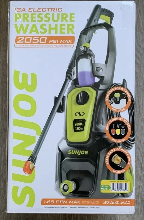 Sun joe 2050 pressure washer deals