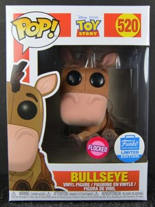 flocked bullseye pop toy story