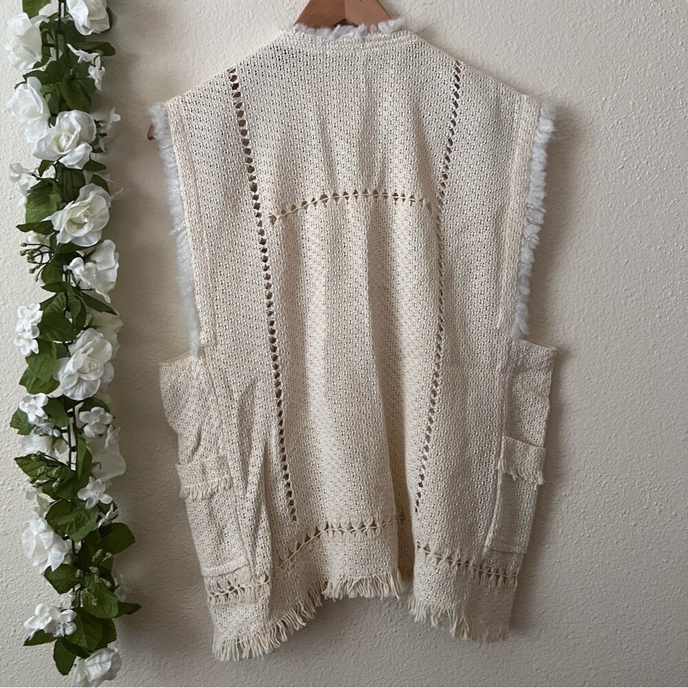 EUC $795 Sz 6 Isabel Marant Ecru Sleeveless Tracey Ecru