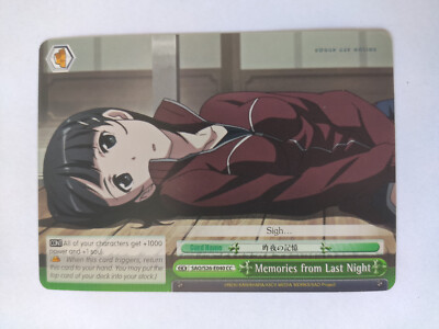 Memories from Last Night SAO/S26-E040 Climax Weiss Schwarz Karte Bushiroad