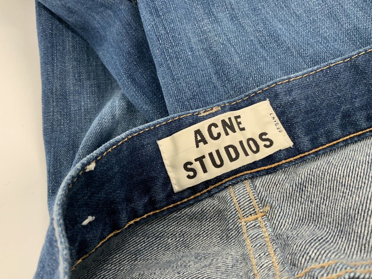 Acne Studios Roc Verakai Slim Fit Jeans 30x34 Blue Cotton Albania