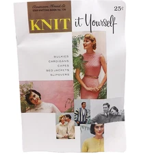 American Thread Co Star Knitting Knit It Yourself Dress Cape Pattern Book no 136