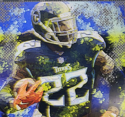 Derrick Henry Custome Design/Art On Canvas