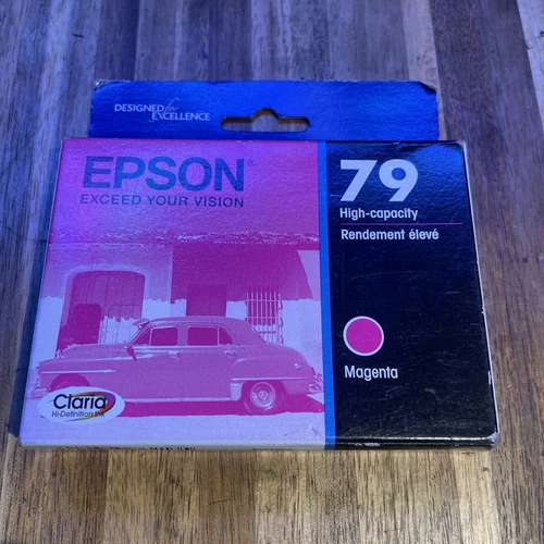 NEW Genuine OEM Epson 79 Magenta High-Capacity Inkjet Cartridge T079620