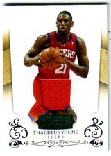 2010-11 Timeless Treasures Materials Jerseys #94 Thaddeus Young/Jsy/99