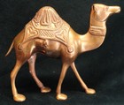 Vintage Heavy Ornate Brass Camel Figurine Statue -- LOOK — photo 3