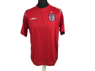 England Fußball Trikot Gr. L 2004 - 2006 Umbro Away Soccer Jersey ''BEN 7''
