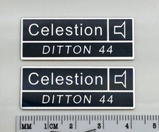 Celestion Ditton 44 altoparlante griglia distintivo logo emblema coppia alluminio
