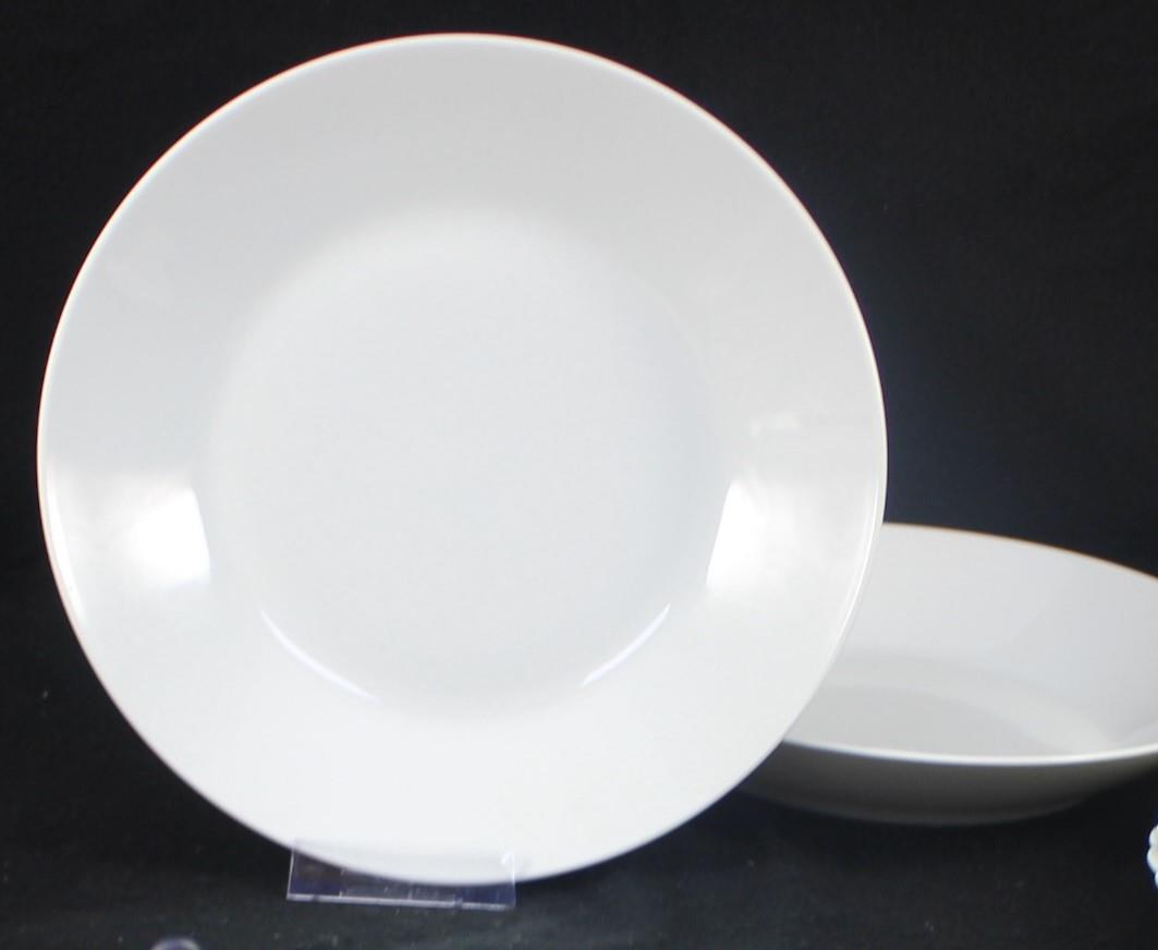 Rosenthal Linear Berlin White Set of Two Large Coupe Soup Bowls | eBay