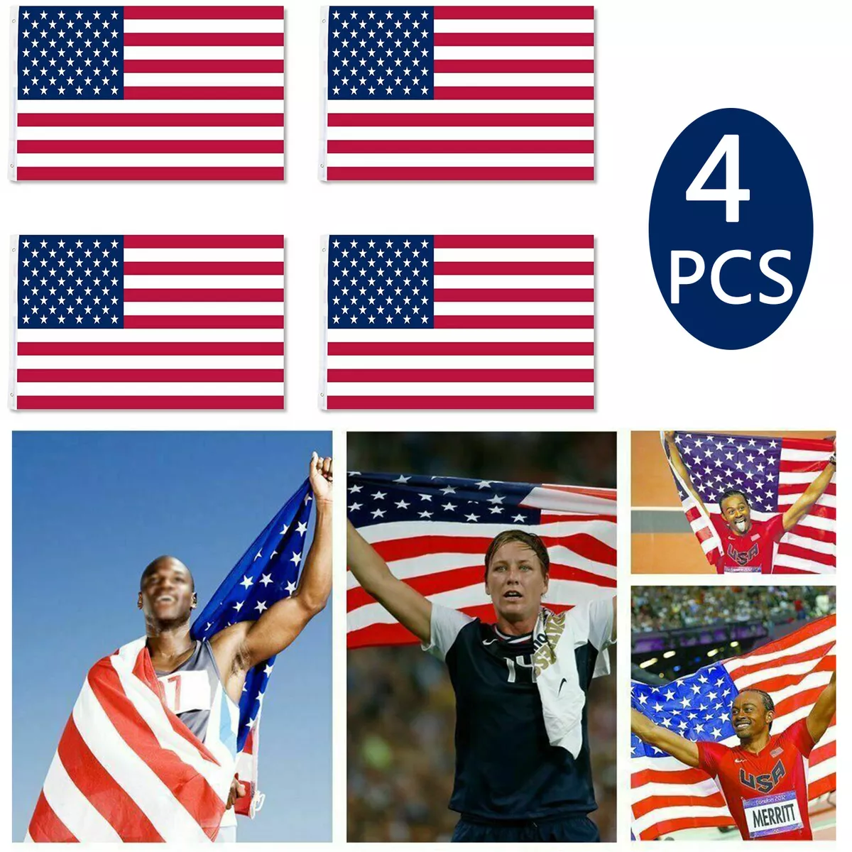 3x5FT 90*150cm American Flag USA Flag US Flag with Brass Grommet