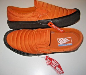 vans orange black