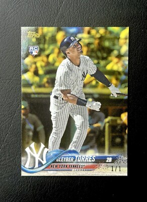 2018 Topps Update Gleyber Torres Mini 1/1 Gold