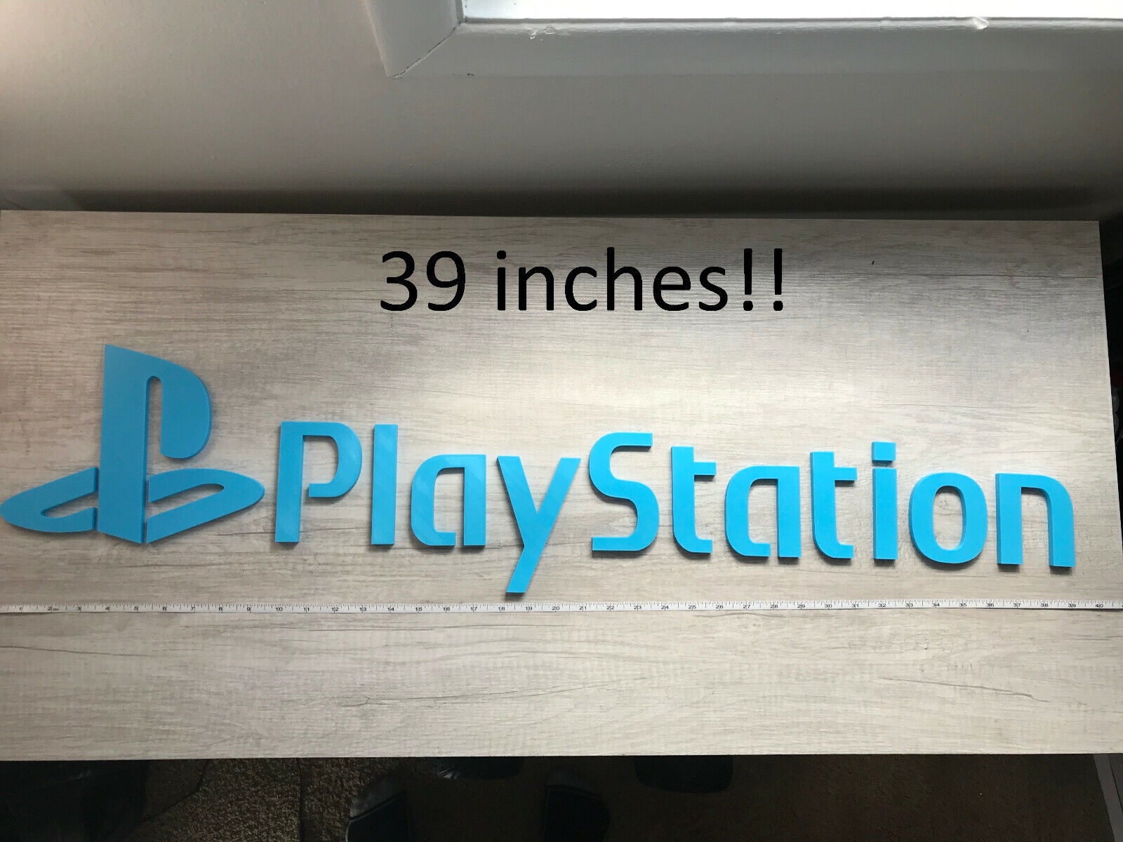 Huge! 39 Playstation wall art videogame sign logo video game