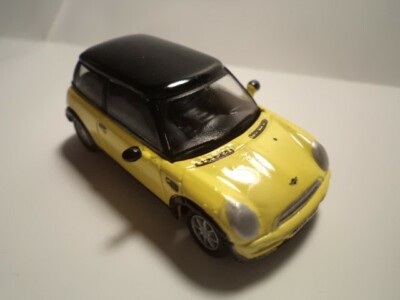 Modellauto JOY CITY Mini Cooper gelb schwarz