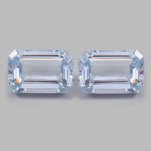 Acquamarina Santa Maria: Pietra Preziosa Blu Taglio Cuscino Da 15-16 Ct - Foto 5