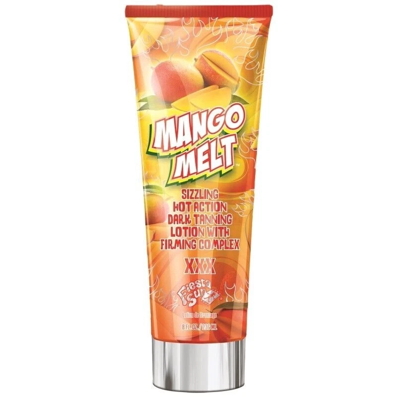 FIESTA SUN MANGO MELT SIZZLING HOT TINGLE SUNBED TANNING LOTION FIRMING CREAM