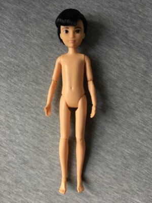UNVERPACKT Creatable World Puppe DC-073 11 Zoll kurze glatte schwarze Haare beweglich BJD