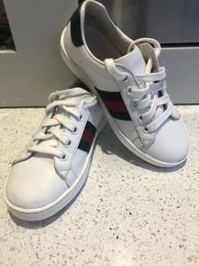 gucci ace web trainers