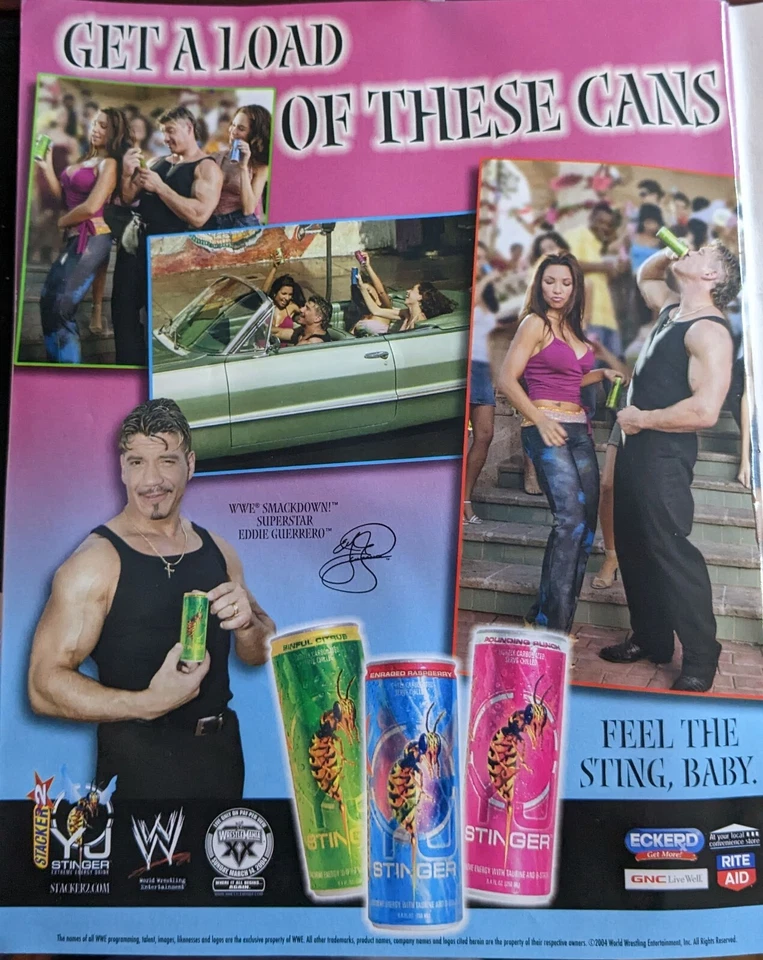 WWE RAW MAGAZINE marzo 2004 MICK FOLEY con póster de 2 caras de WrestleMania 17 Foto 2 de 4