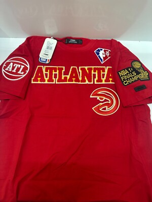 Pro Standard - NBA Atlanta Hawks Retro Classic Men's Tee - Red/Yellow