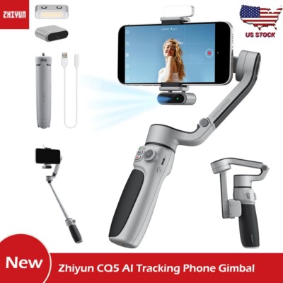 Zhiyun CQ5 Combo 3-Axis Gimbal Stabilizer Voice AI Control for Smartphone iPhone