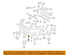 Toyota Oem 2012 Rav4 Front Bumper Bumper Components-tow Brkt Cover 532850r903