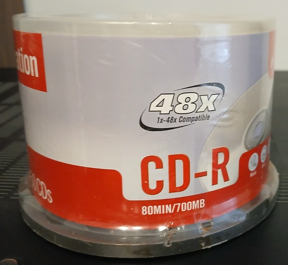 Imation 50 Pack CD-R 1x-48x / 80 min /700 MB New Factory Sealed - Image 3 of 4