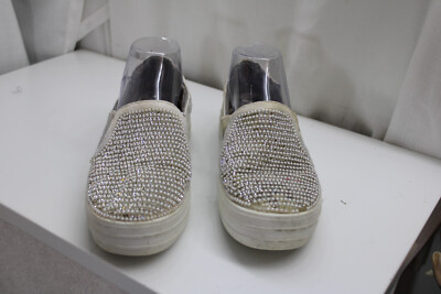 Women Skechers Street Air Cooled Memory Foam rhinestone platform sneakers  size