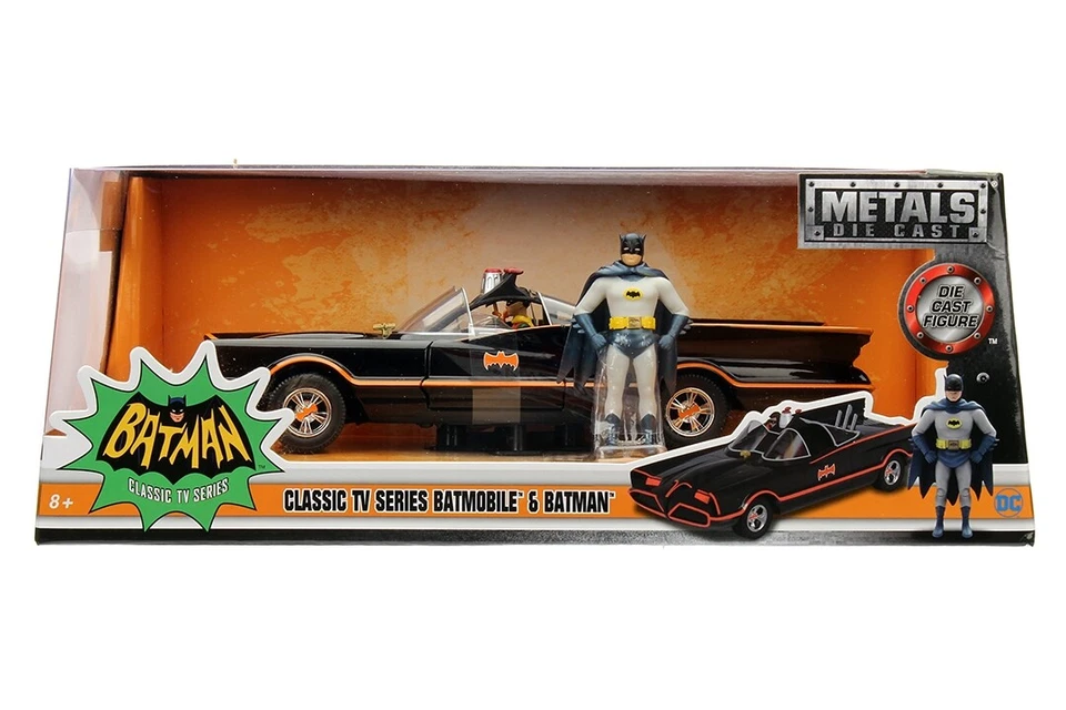 JADA Model Car Batman 1966 TV Series Batmobile 1:24 - Image 3 of 4