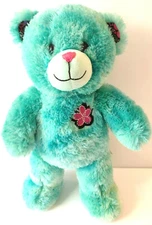 Build A Bear Plush Bear Teal Best Friends BFF Peace Smile Love Stuffed Animal