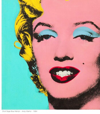 Poster Marilyn Monroe - Shot Sage Blue Marilyn - Andy Warhol 1964