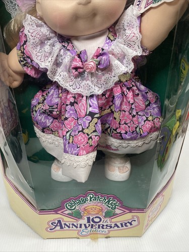 CABBAGE PATCH KID DOLL HASBRO KIDS 10th anniversary edition Zora Mae - Picture 10 of 12
