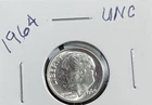 1964 10C Roosevelt Dime. 90% Silver. #1819