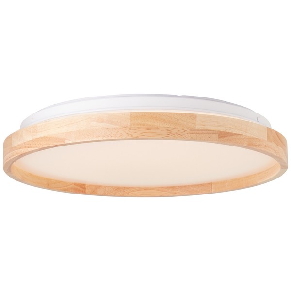 Brilliant Alson LED Deckenleuchte 39Cm Holz Hell/Weiß, Metall/Holz/Kunststoff, 1-image