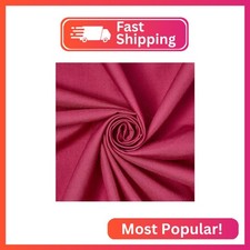 Cotton Polyester Broadcloth 44/45 Inch Plain Weave Fabric by The Yard - for Se