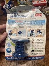 TubShroom  Blue Revolutionary Hair Catcher That Prevents Clogged Tub Drains