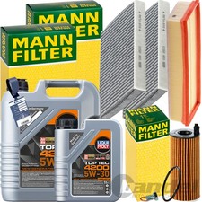 MANN INSPEKTIONSPAKET+6L LIQUI MOLY 5W-30 �L passend f�r BMW 5er F10 520d xDrive
