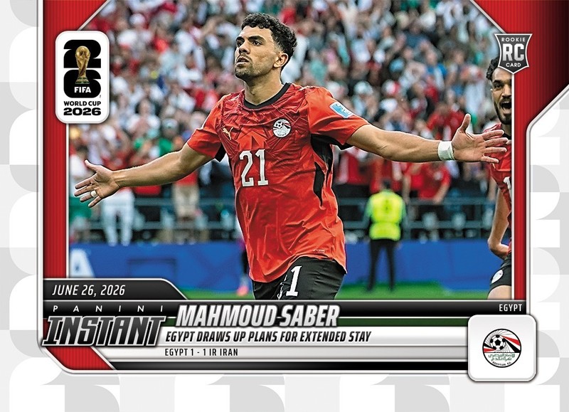 2026 Panini Instant FIFA World Cup #151 Mahmoud Saber Egypt RC PRESALE