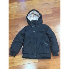 Burton Kids Snowboard Jacket Hooded Black Dryride Winter Ski Insulated Size M
