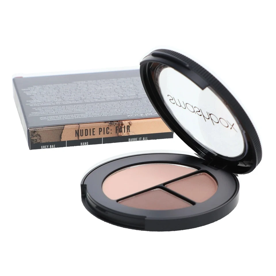 Smashbox Photo Edit Eyeshadow Trio Nude Pic Fair 0.11 oz Full Size NEW - Image 2 of 4