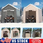 10'x10'x8' Carport Canopy Heavy Duty Outdoor Motorcycle Garage Storage Shed Tent