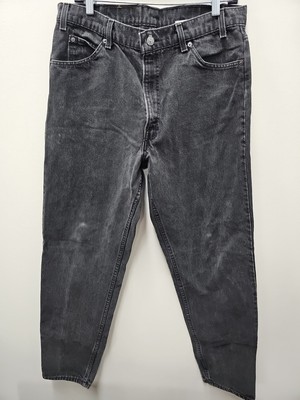 Vintage 550 Levis Jeans Men's Black 36x34 Orange Tab USA | eBay